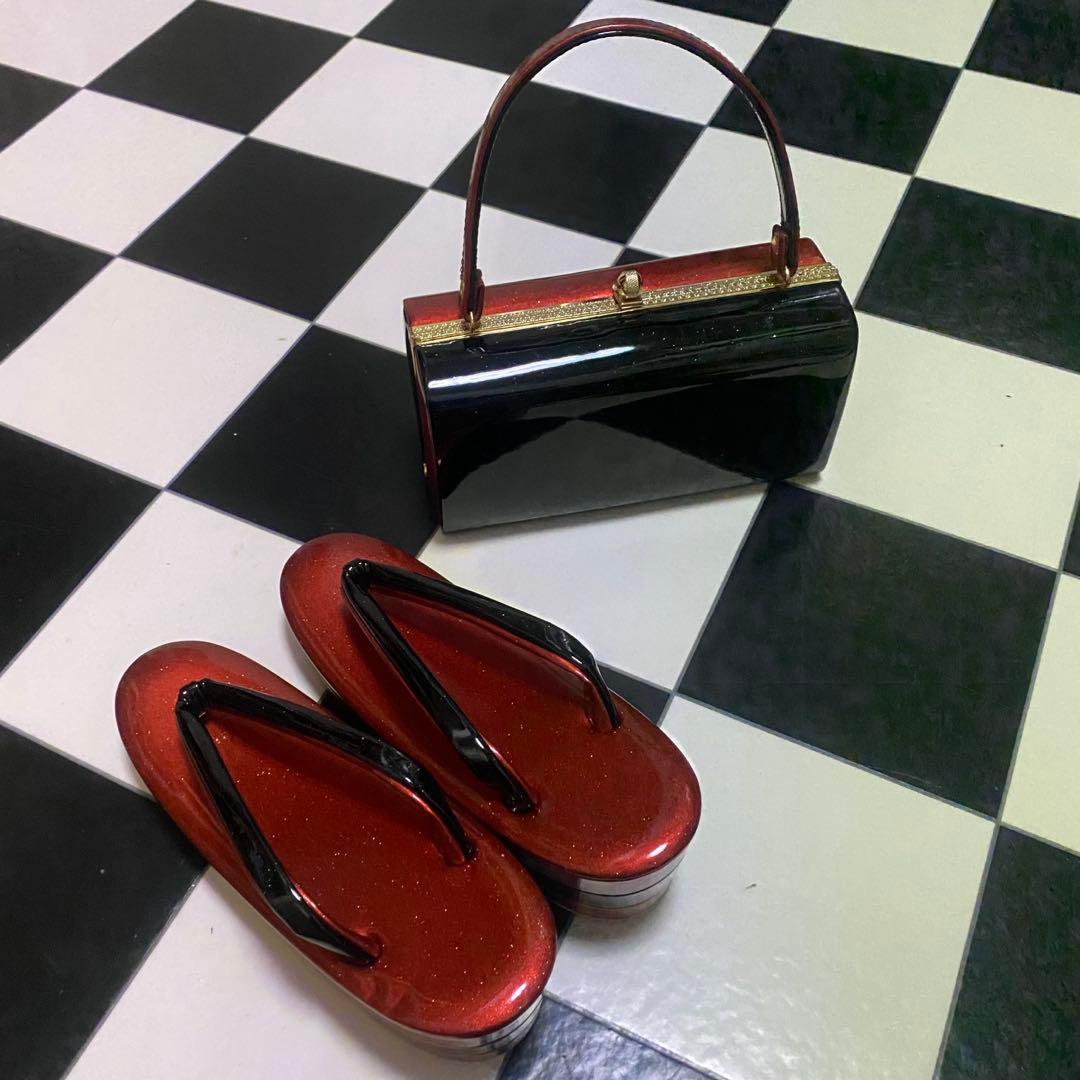 【新品未使用】草履 バッグ 振袖用