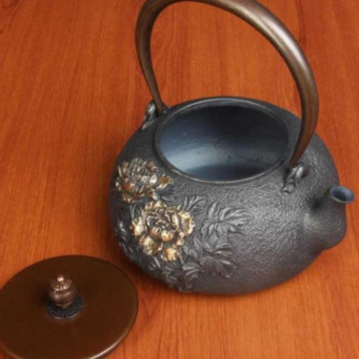 SW 松紋堂 鉄器 急須 伝統工芸 手作り 鉄分補給 鉄瓶　014