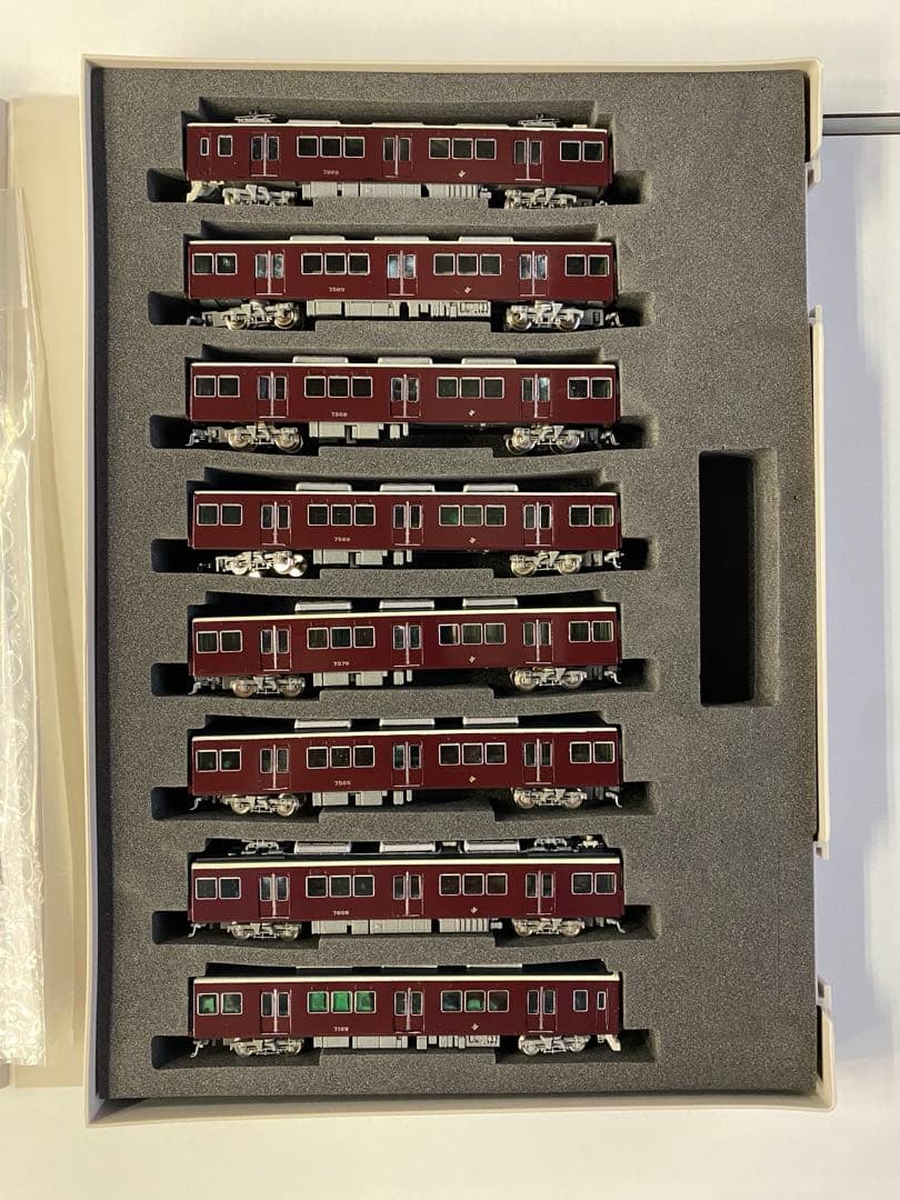 阪急電鉄7000系7009f2011年リニューアル8両編成グリーンマックス神戸線