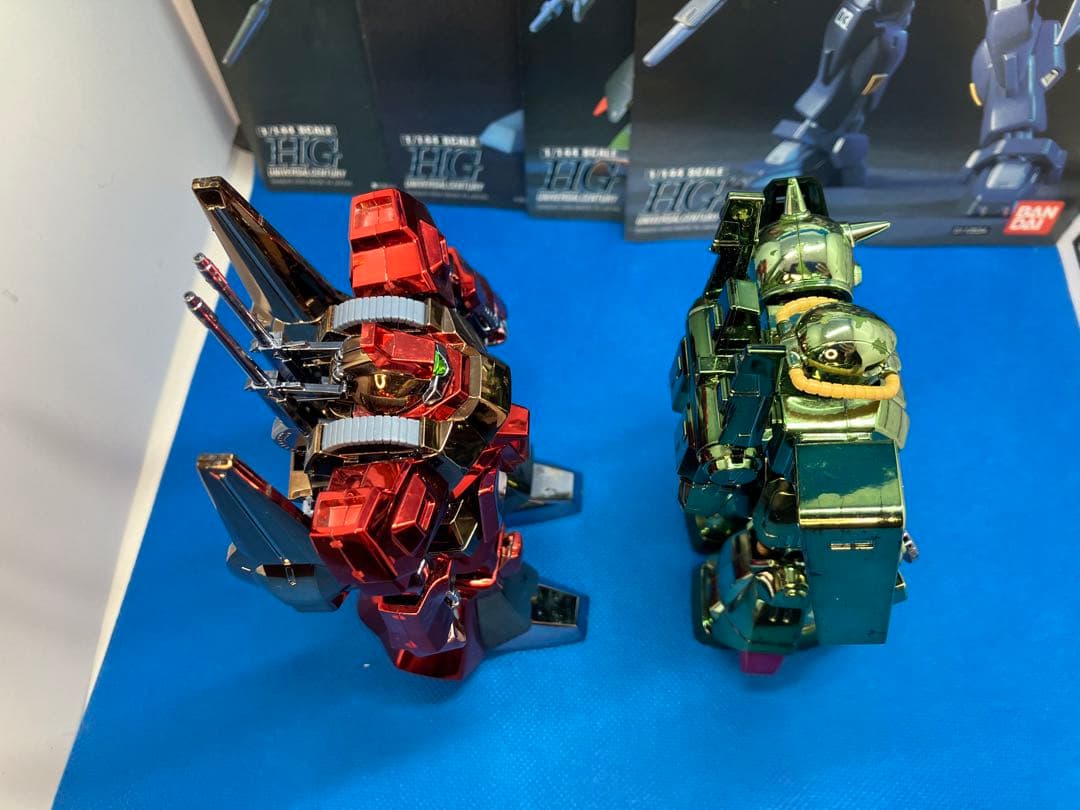 HG 1/144 Z ガンダム　メッキ　バージョン　ザク　リック　ディアス