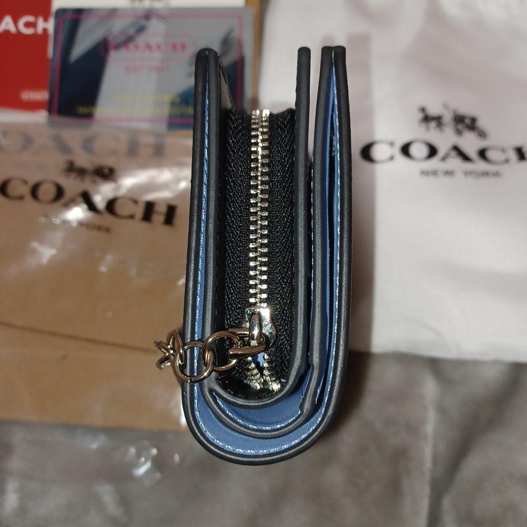 新品未使用✨ COACH 二つ折り財布 ハッピードッグ　犬　ブラック