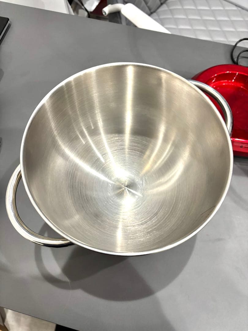 BADUS レッド ミキサー ステンレスボウル付き