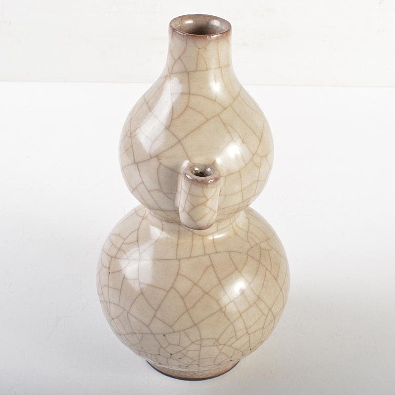 中国　哥釉　貫耳　葫蘆瓶　C　7293E