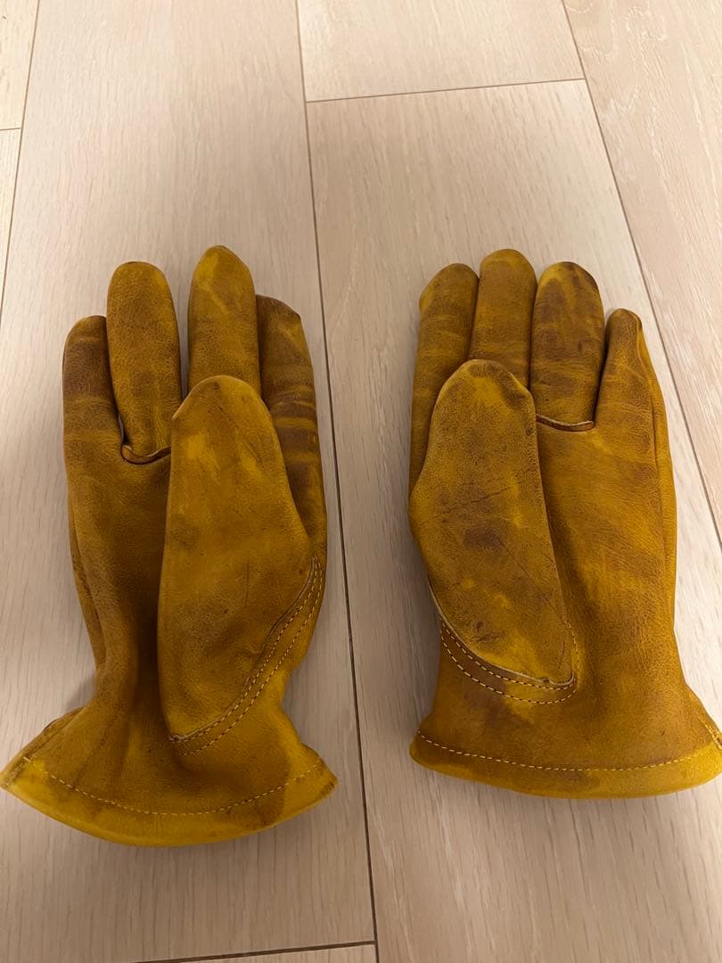 CRUDレザーグローブ　クルード　ブッシュクラフト　キャンプ