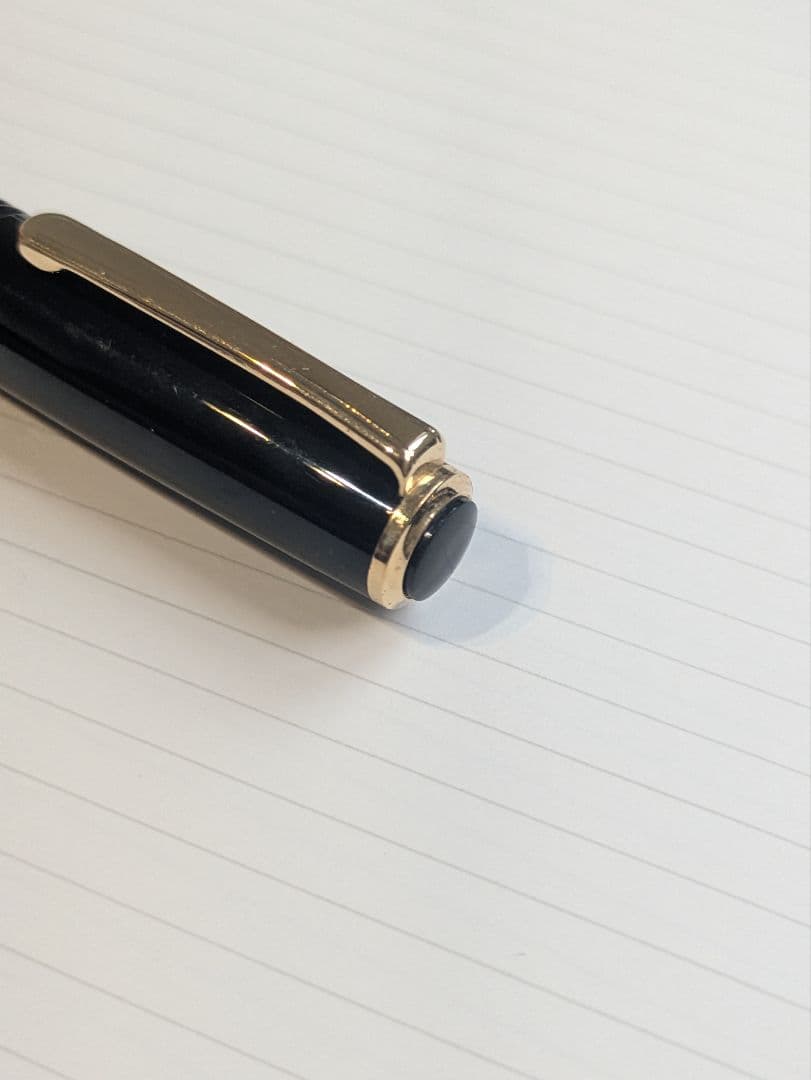 プラチナ万年筆　ギャザード　旧型　細字　14K