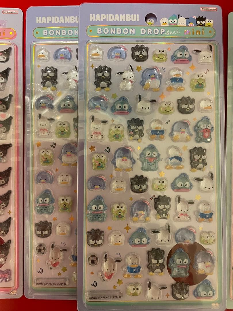 『正規品』たまごっちボンボンドロップシール　サンリオミニしずくちゃんミニ 16枚