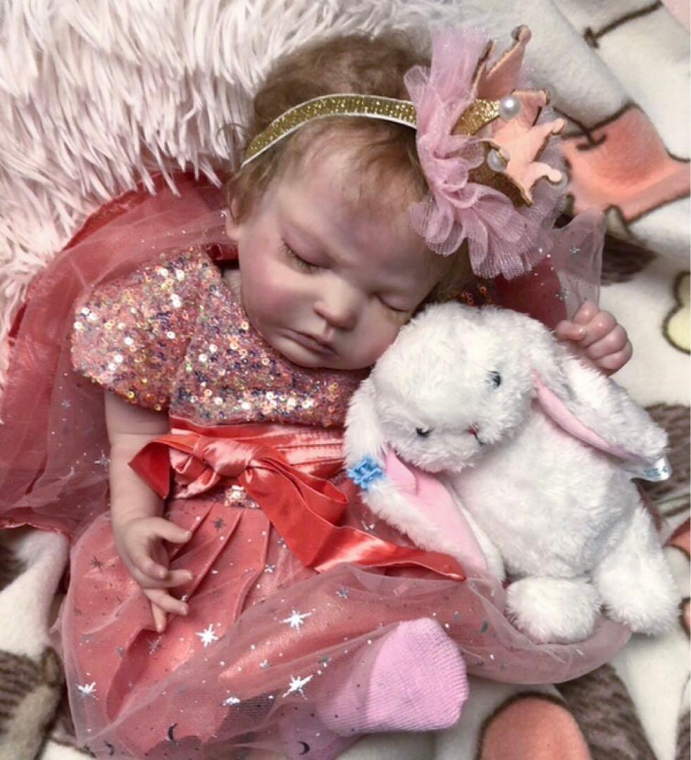 タイムセール♪正規キット刻印あり♪色白こぶりな赤ちゃん　リボーンドール