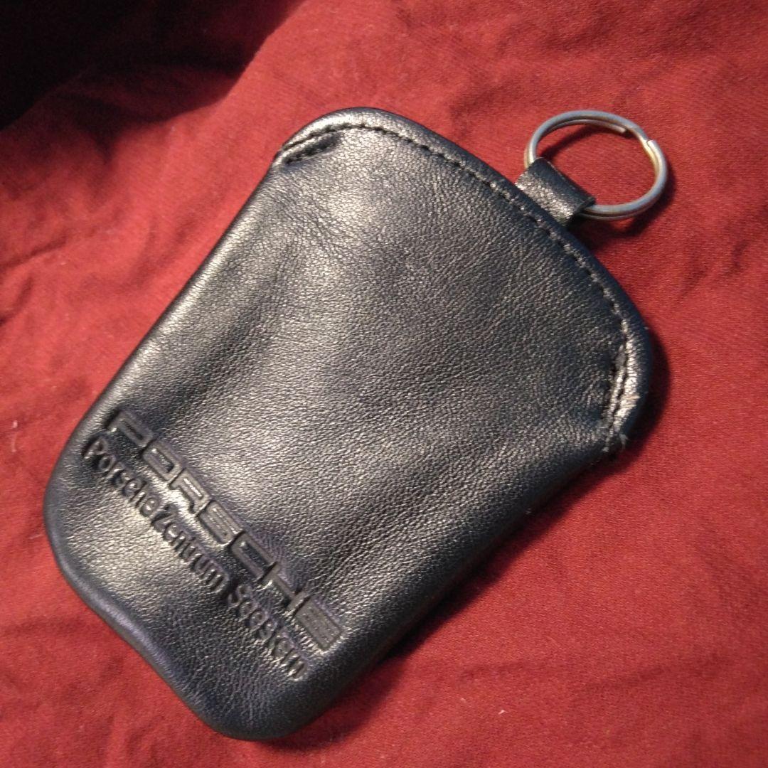 Porsche レザーキーケース 黒