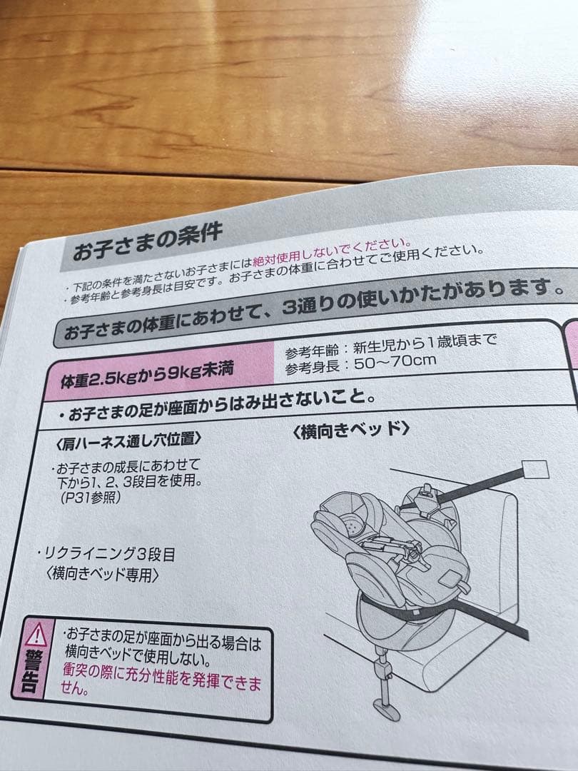 美品Aprica 回転機能付きチャイルドシート