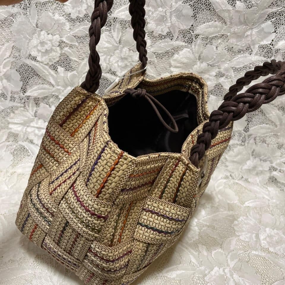 ALMA TONITTI　かご　ハンドバッグ　メッシュ　編み込み　新品未使用タグ