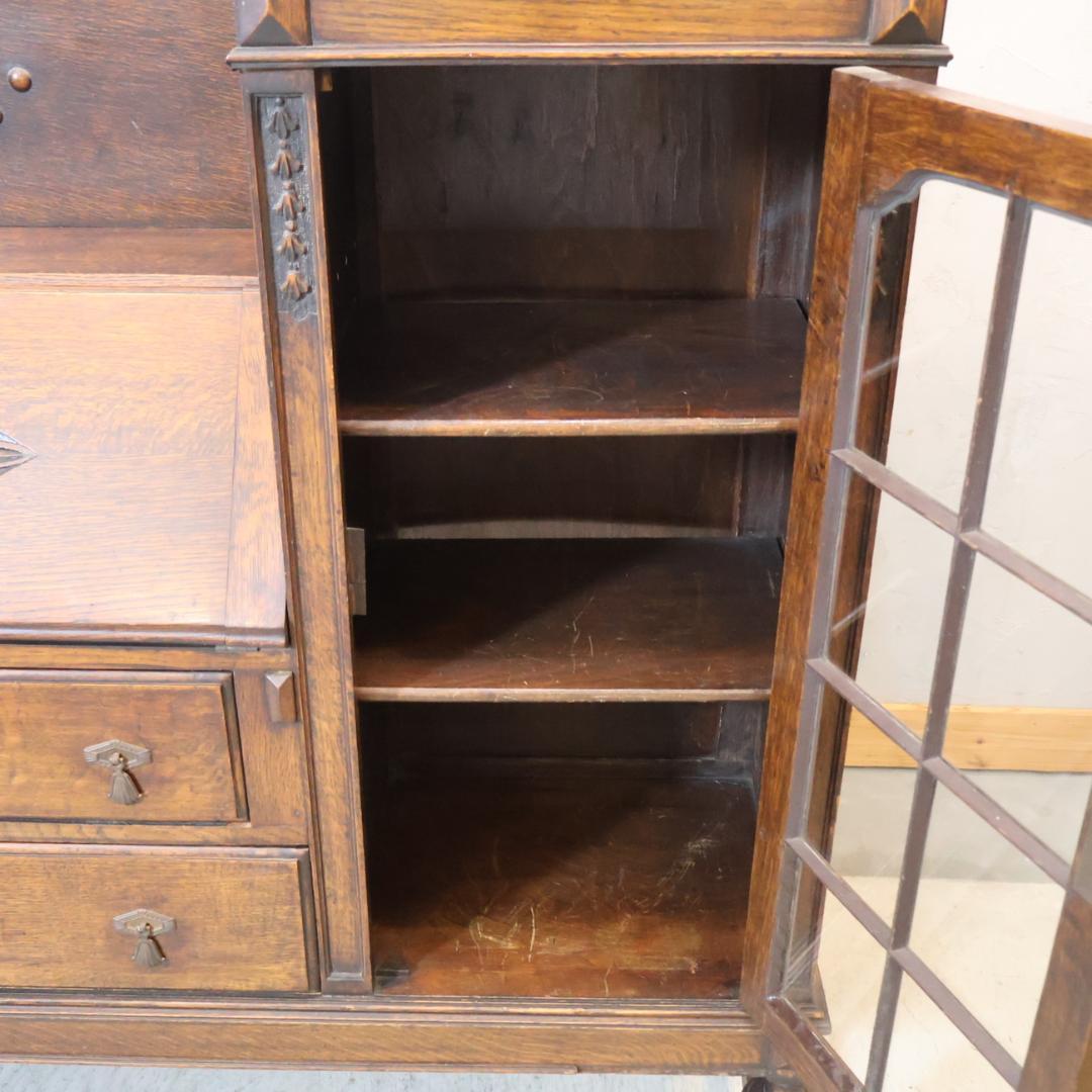 ロイズアンティークス オーク クラシック ライティングビューロー Lloyd's