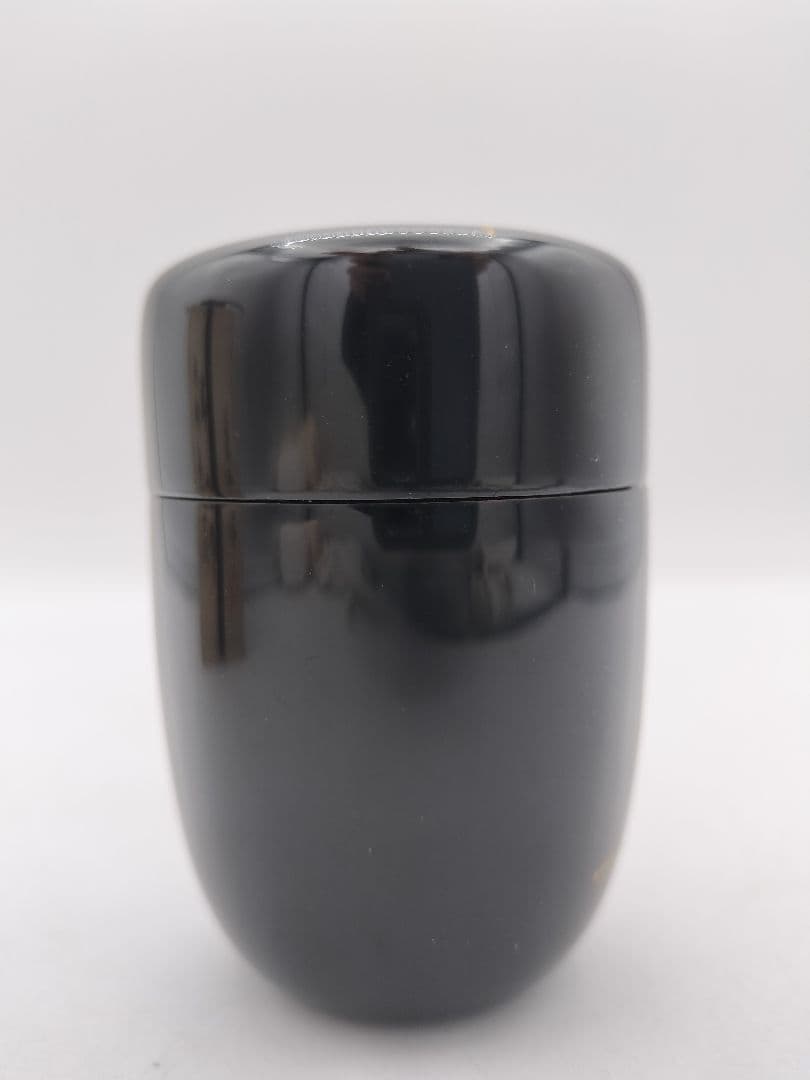 c547【新品・未使用】長棗 菊垣蒔絵 佐々木麗峰 木箱 茶道具