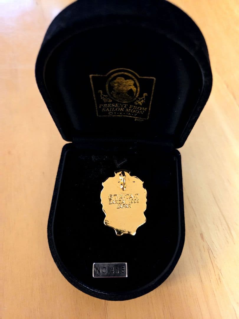 【レア】500個限定 セーラームーン 24金メッキ カメオネックレス 懸賞当選