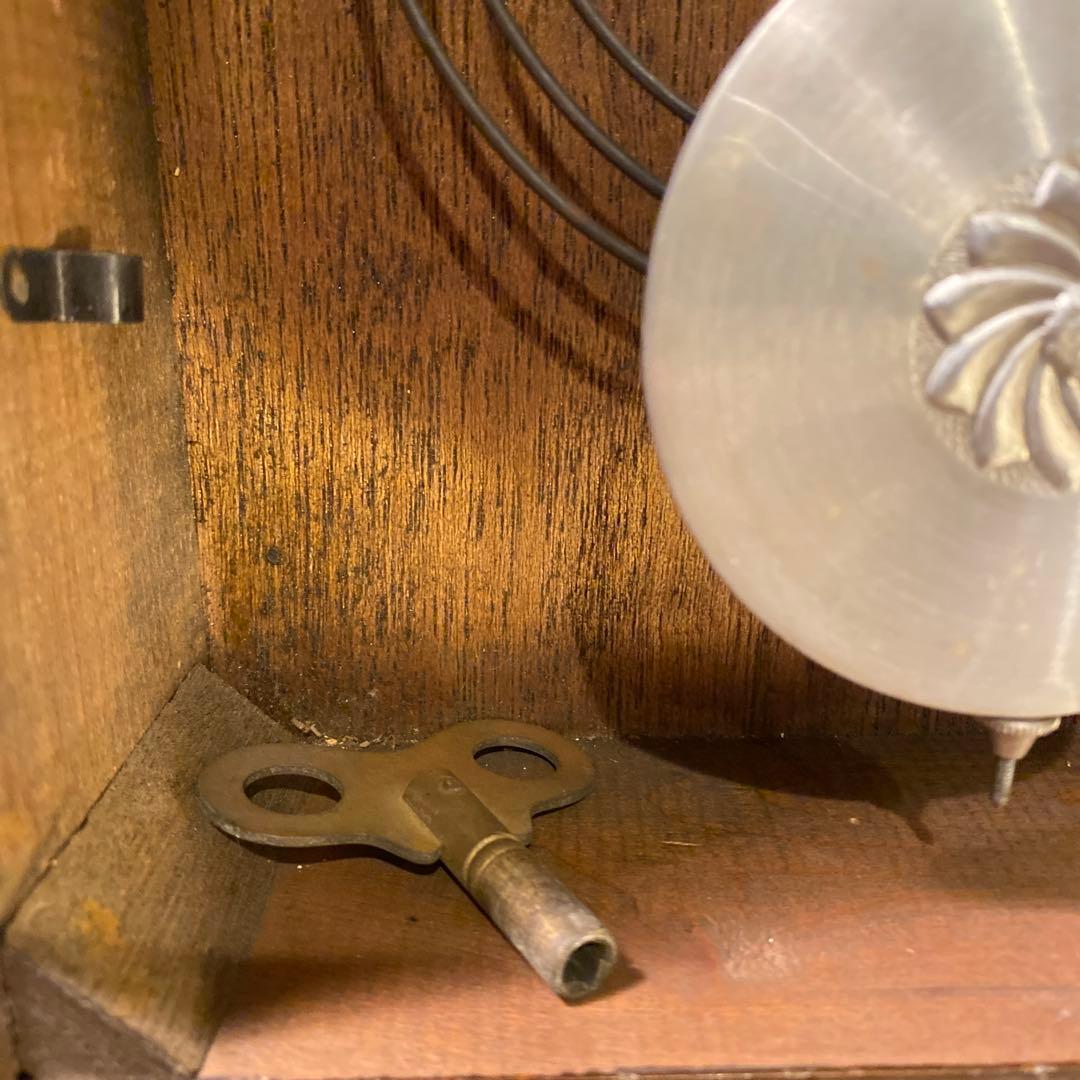 明治時計 柱時計 ヴィンテージ アンティーク インテリア 壁掛け