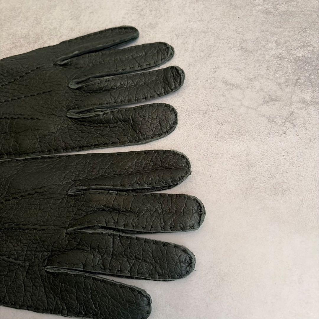 【美品✨レアカラー】デンツ ペッカリー アンライニング グローブ 8 カーキ