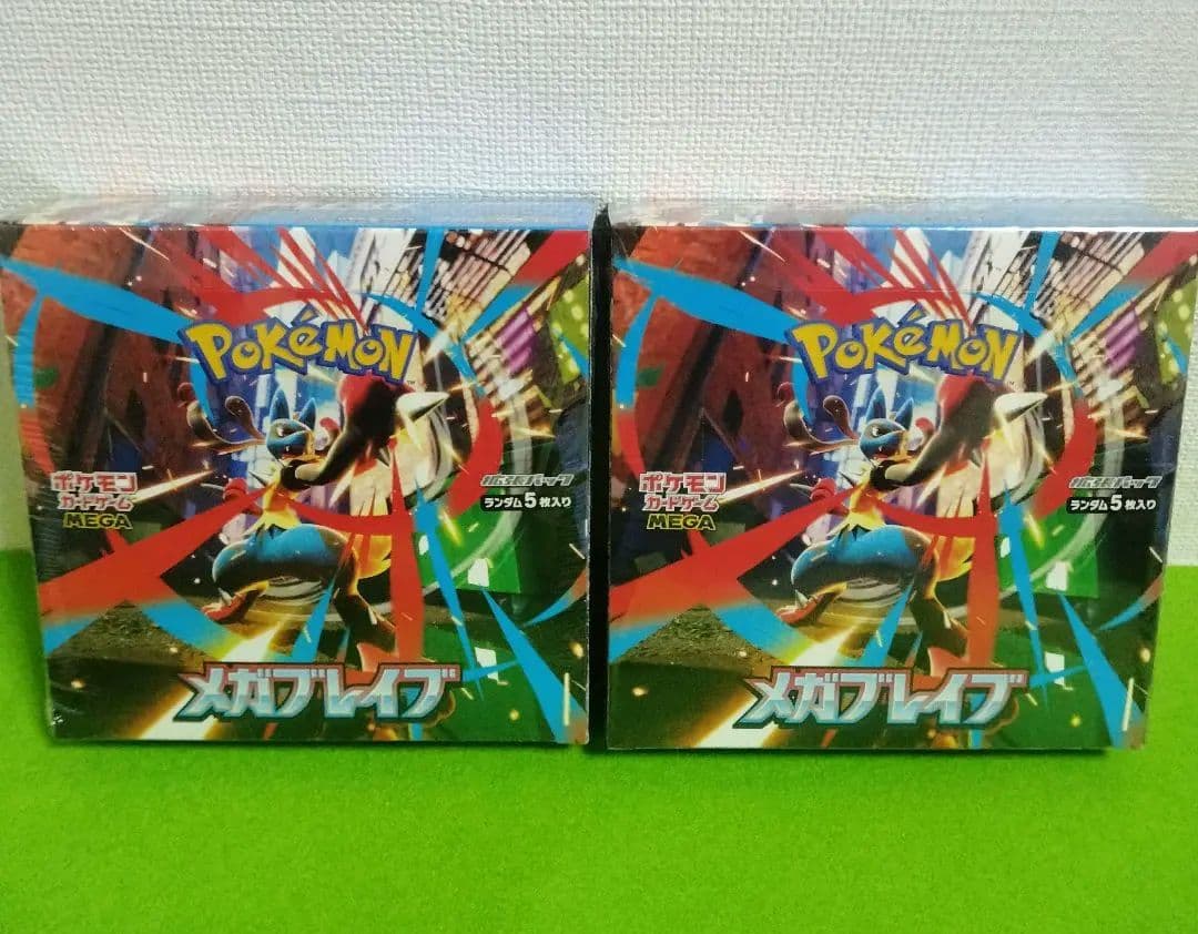 ポケモンカード　メガブレイブ　メガシンフォニア　BOX　新品未開封　シュリンク付