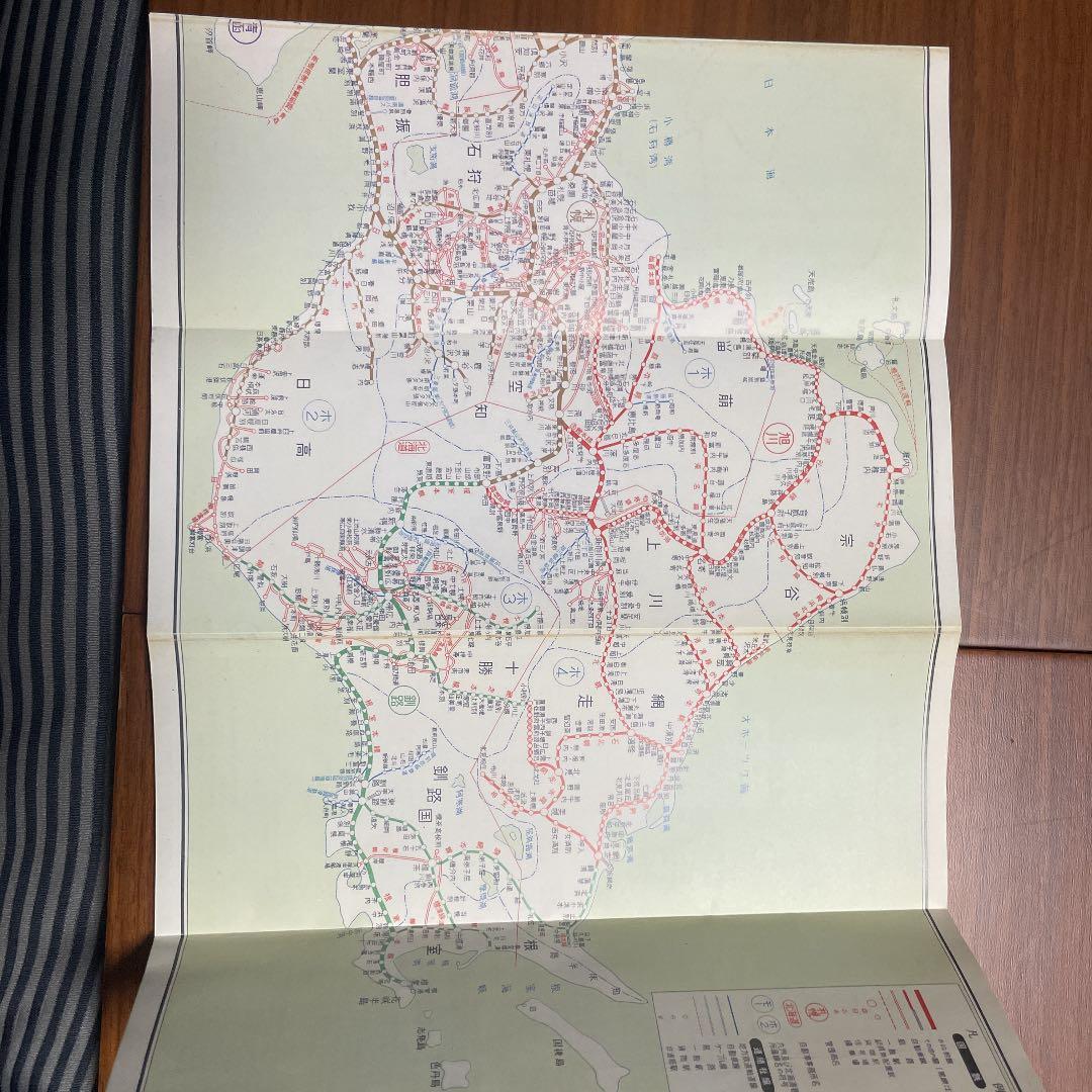 線路図と国鉄の習字道具