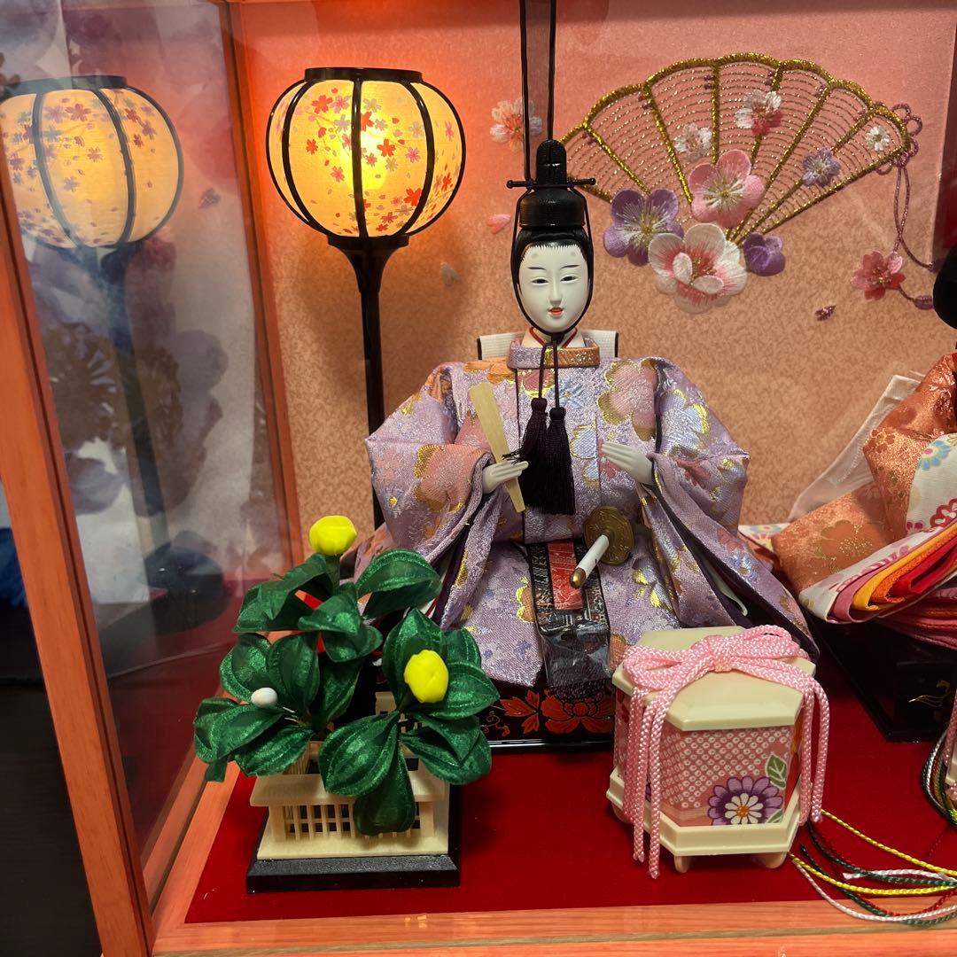 雛人形 ひな祭り飾りケース入り