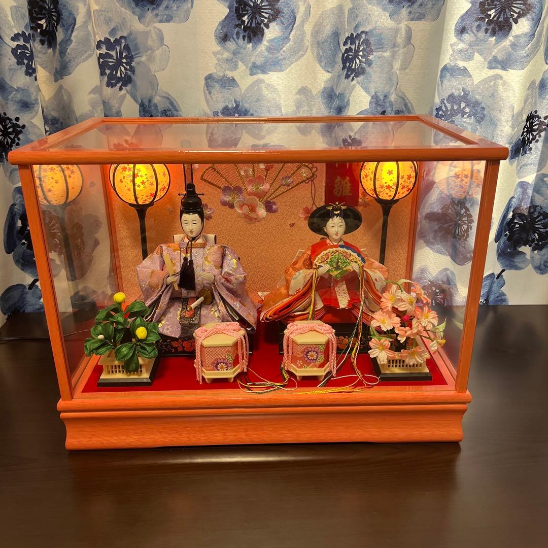雛人形 ひな祭り飾りケース入り
