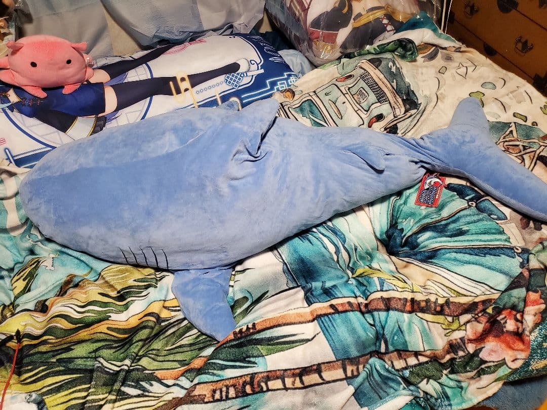 リモチャレS賞、GIGA SHARK ぬいぐるみ 約140cm