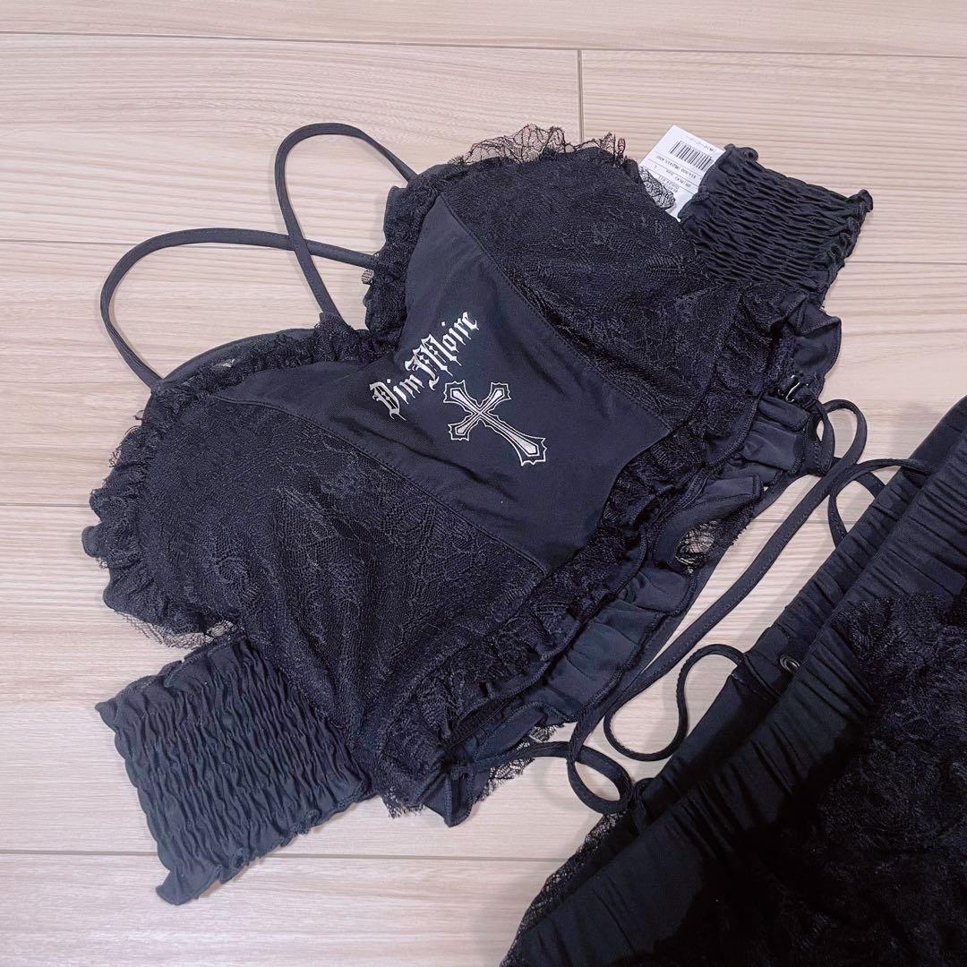 最終値下げ 新品未使用 dimmoire 十字の誓いスイムウェア 黒