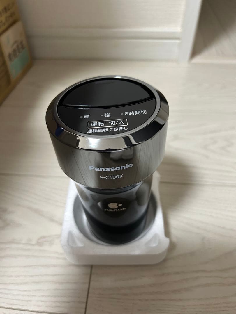 Panasonic F-C100K クロームブラック ナノイー発生機　車載器用