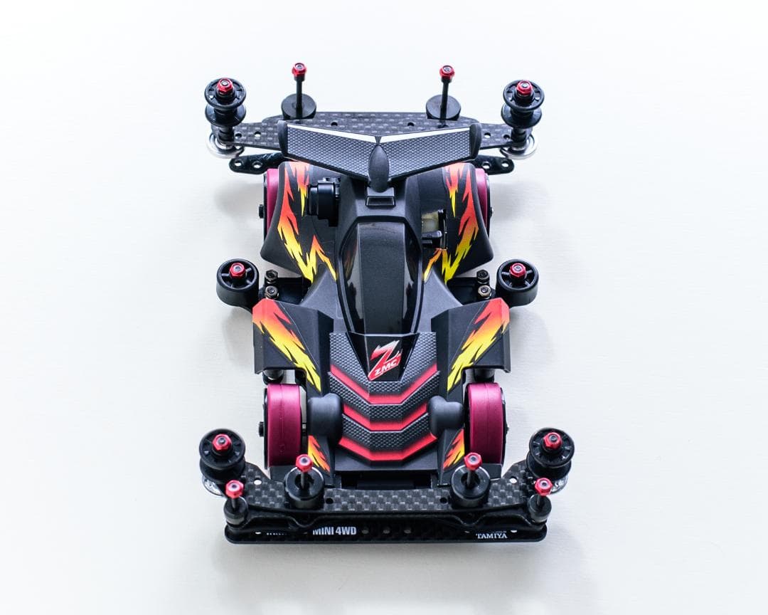 ミニ四駆完成品★ネオトライダガーZMC カーボンSP VZカスタム未走行