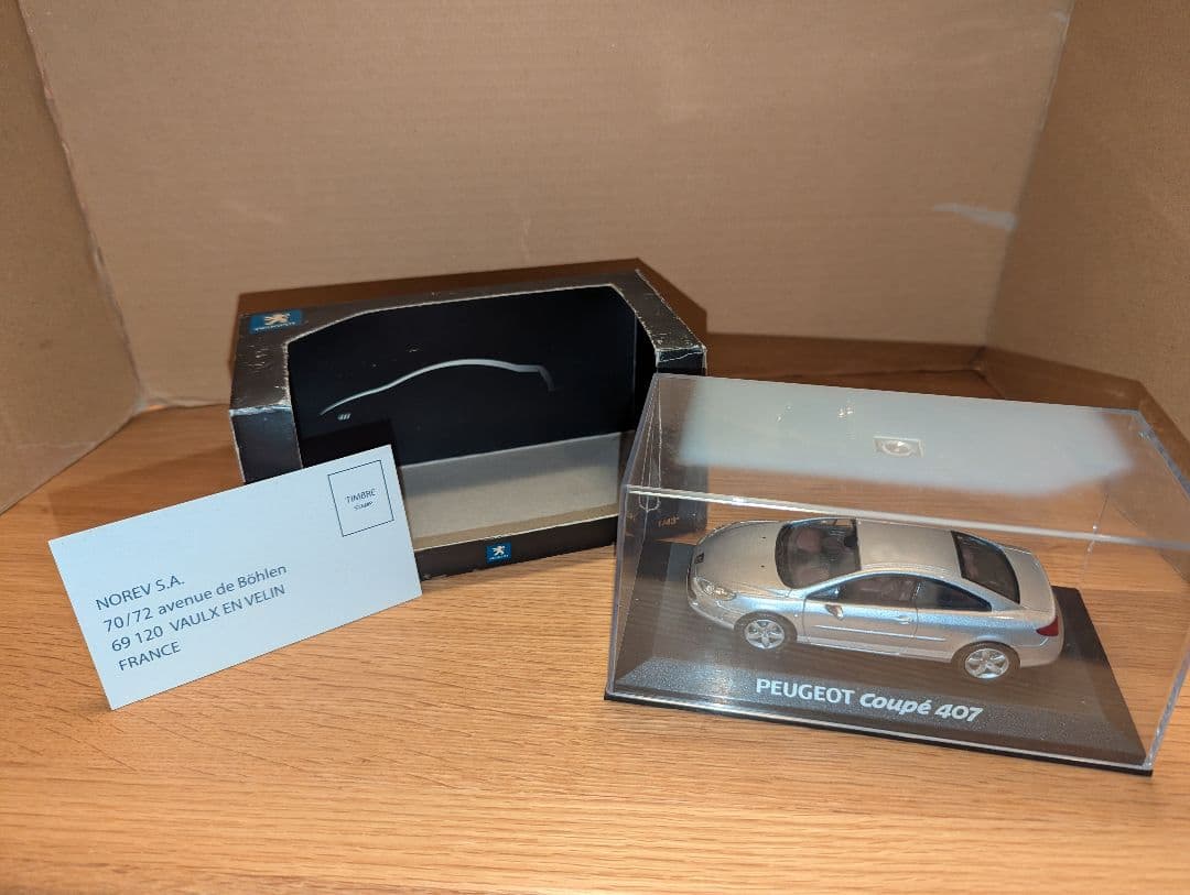 ミニカー NOREV 1/43 PEUGEOT Coupe 407