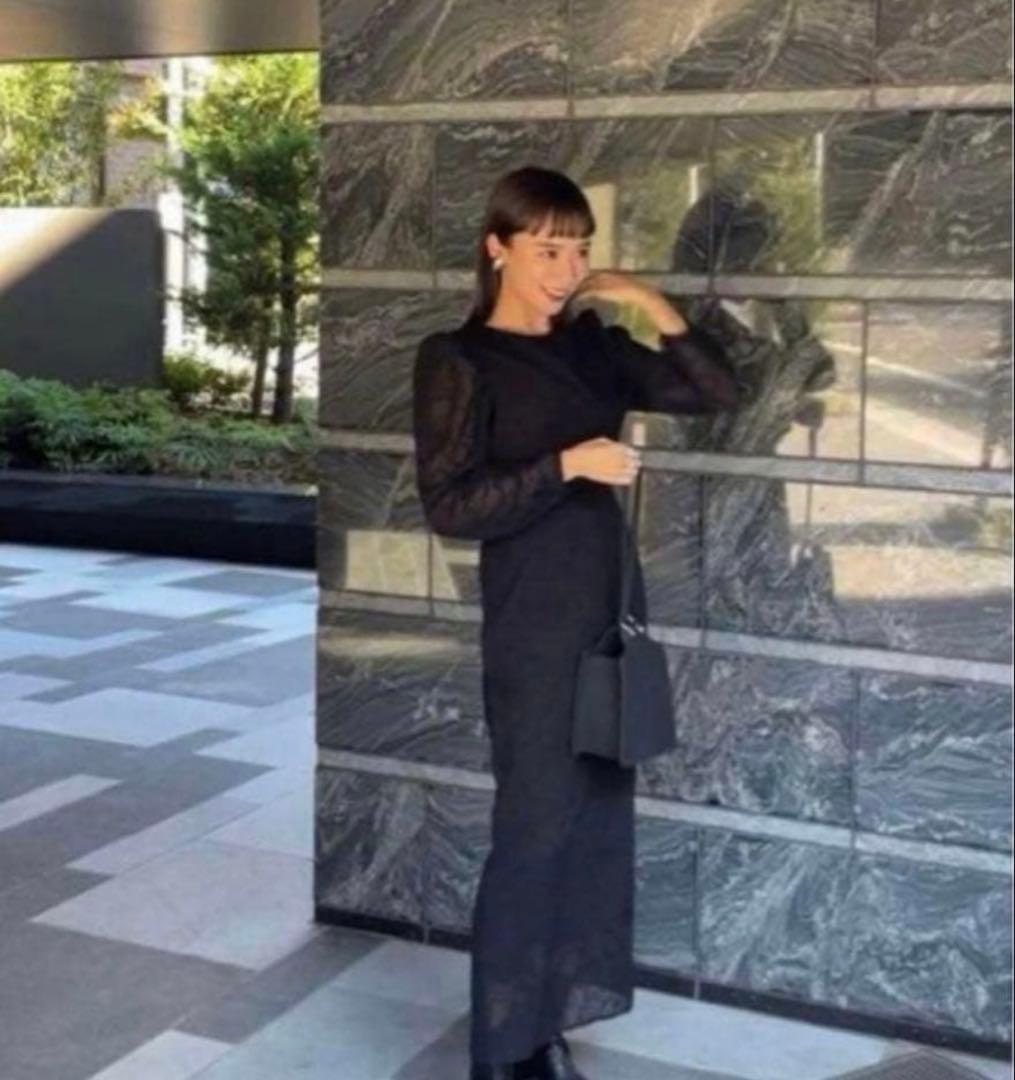 Knuth Marf 背中開きシアードレス M