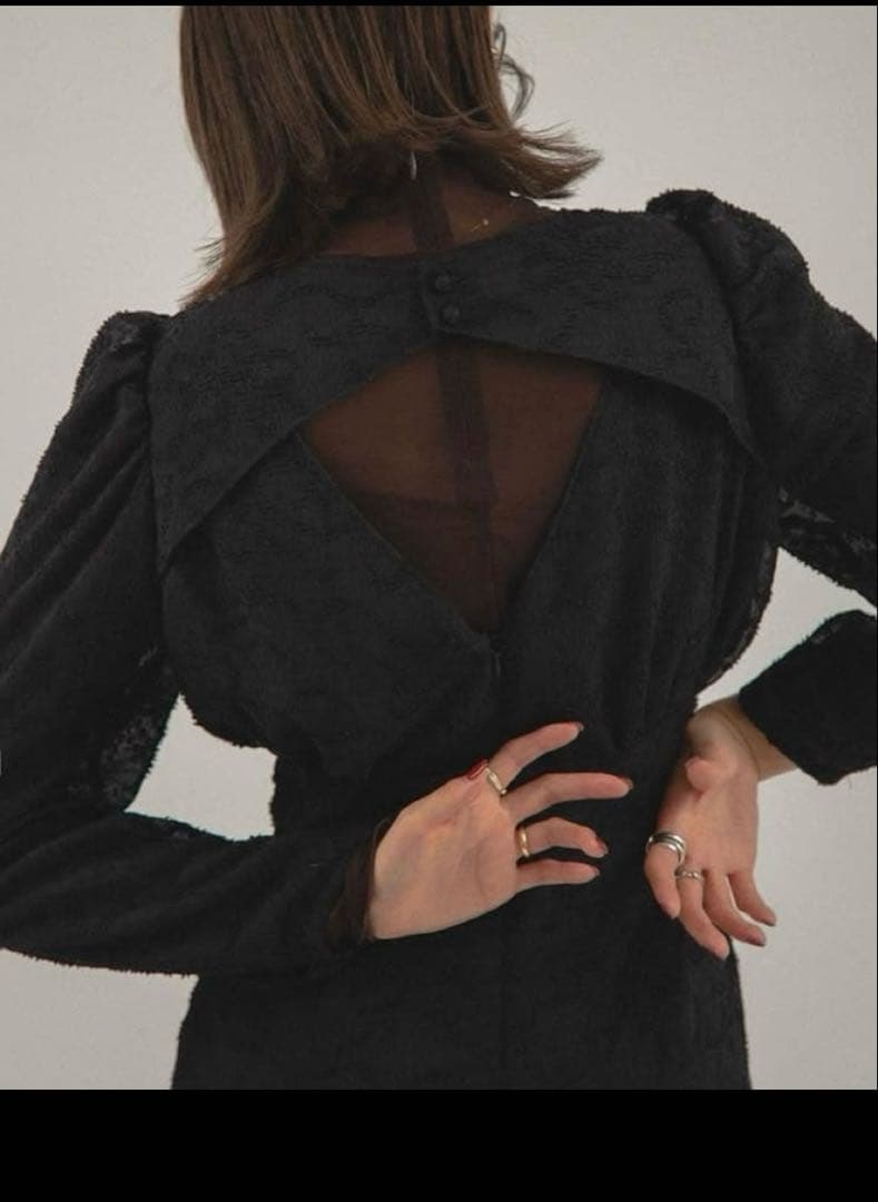 Knuth Marf 背中開きシアードレス M