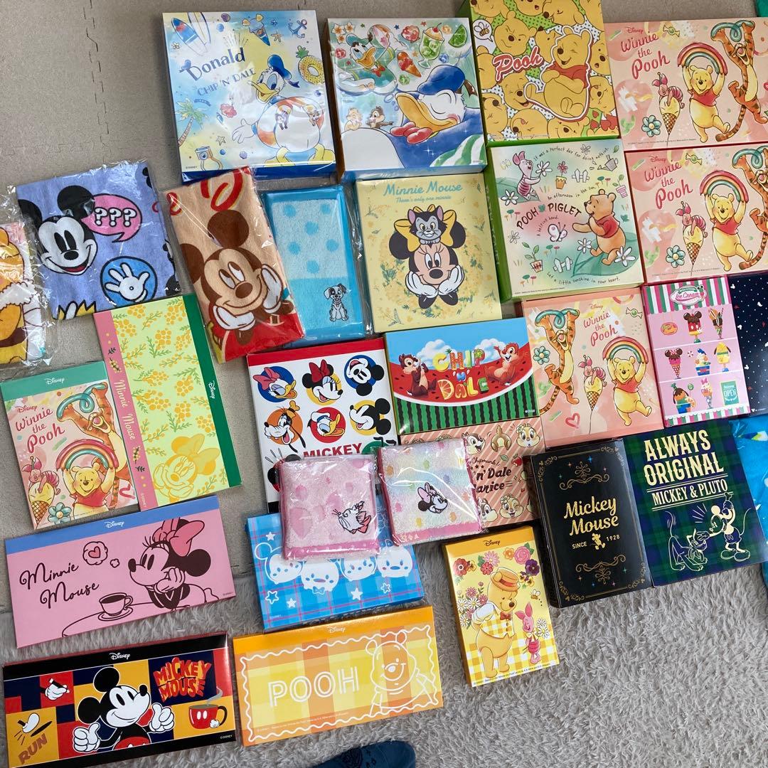 ディズニーキャラクタータオル・ハンカチセット