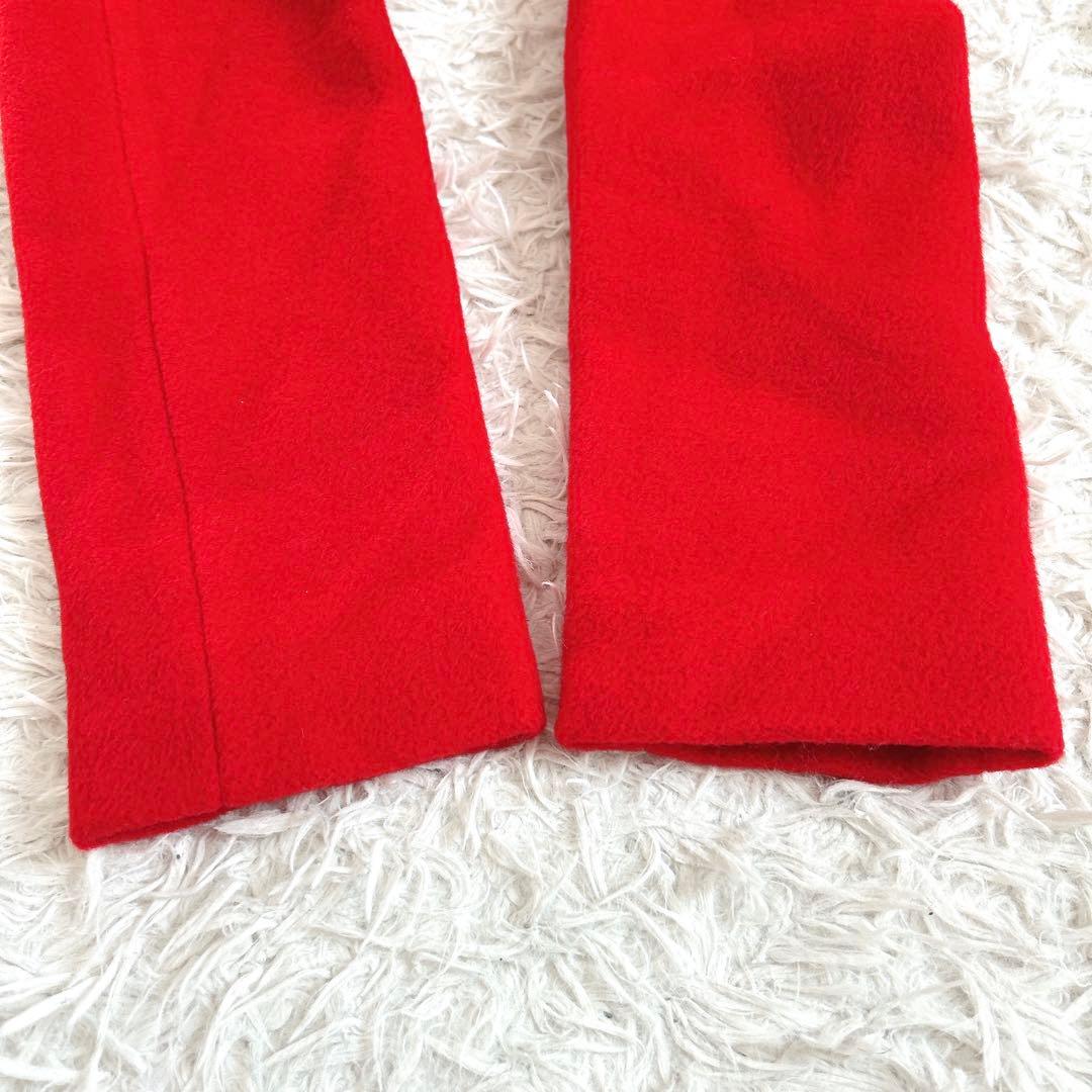 美品⁂マックスマーラ⁂イブルース⁂ウールチェスターコート　イタリア製　レッド