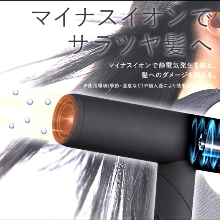 【新品(未開封)】MiCOLA　HDR-M401　ドライヤー　アイリス　グレー