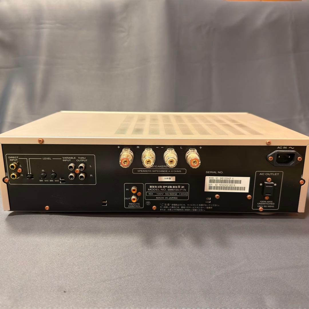 Marantz SM6100/F1N ステレオプリメインアンプ（通電確認済）