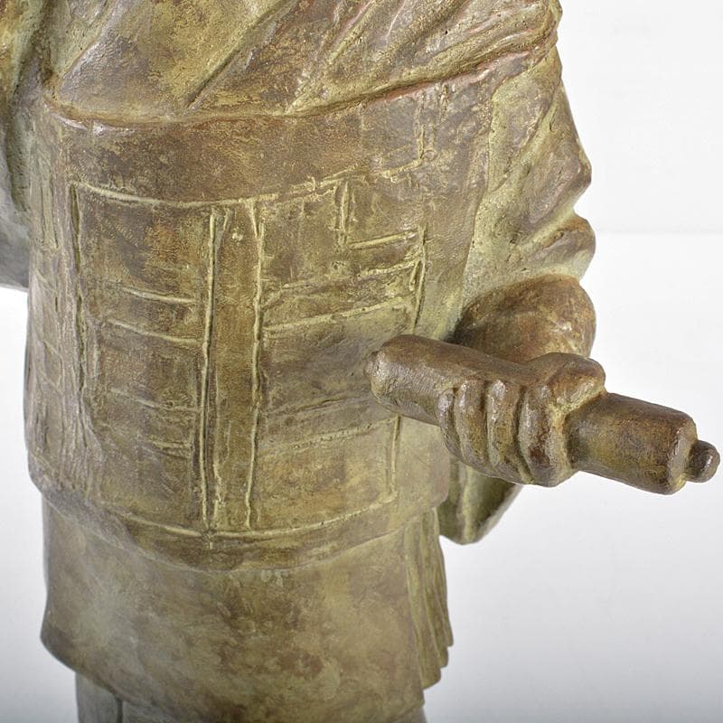 ブロンズ像　和尚像　人物像　置物　在銘　重さ約5.03kg　V　R5398B