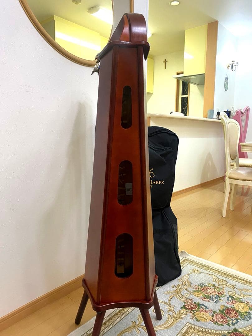 CAMAC カマック27弦 バルディックハープ マホガニー色