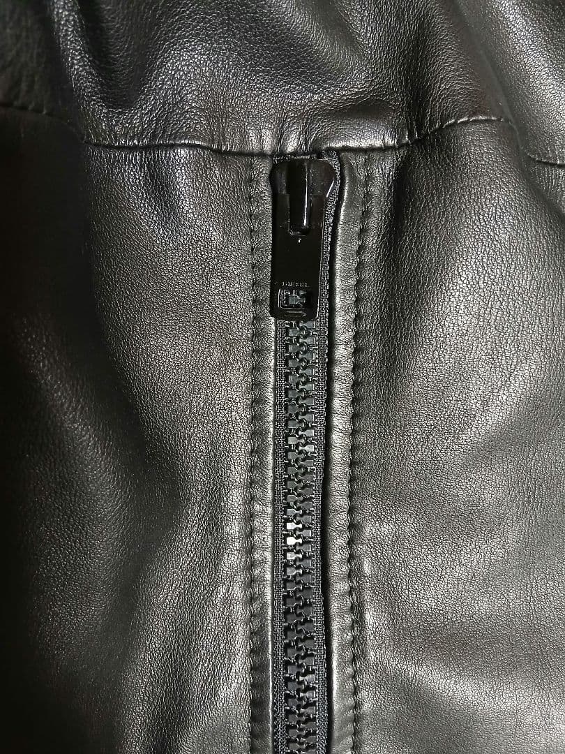 DIESEL　レザーフーディー　XXL