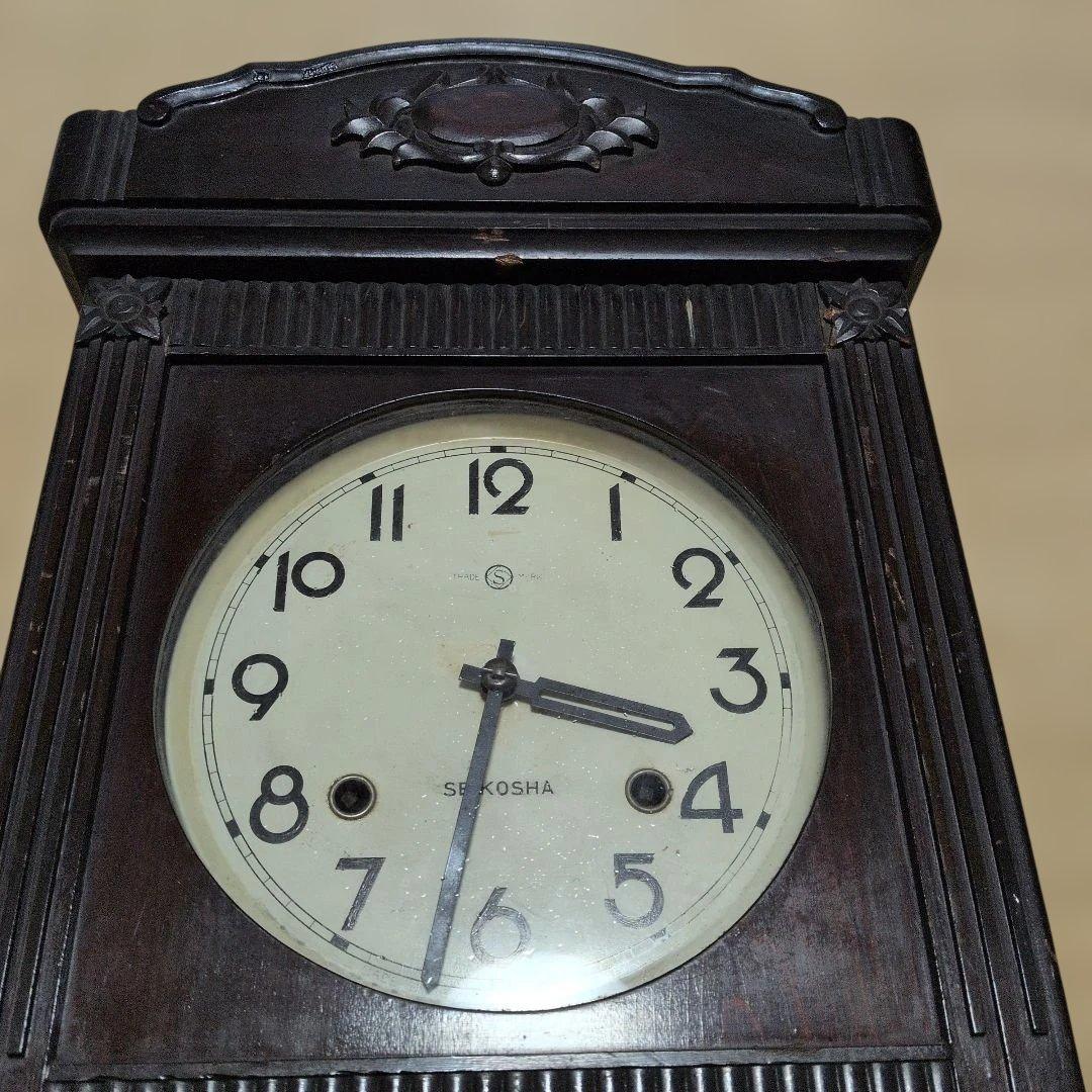 精工舎　稼働品　ゼンマイ時計　振り子時計　昭和レトロ　ボンボン時計