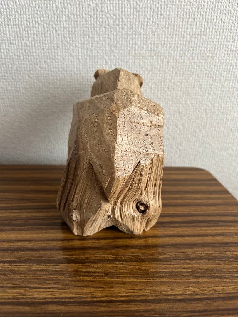 吉田マホガニー ／ 翠帆　木彫り