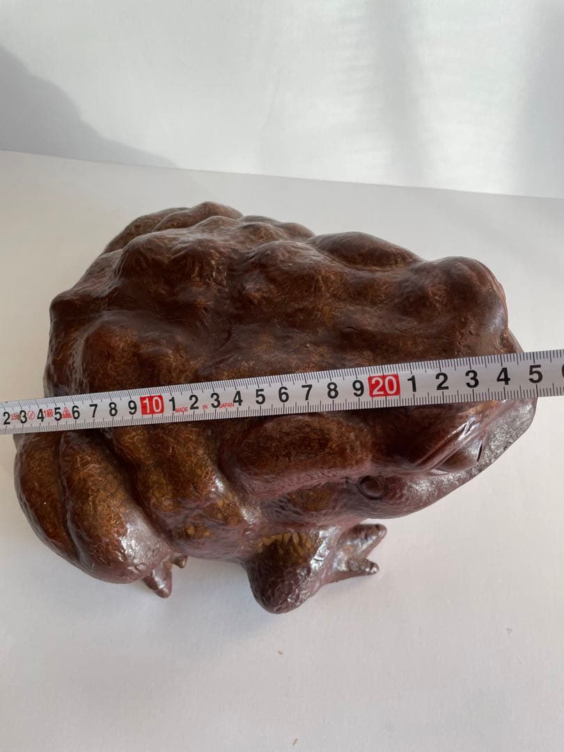 【木村長十郎友敬】蛙　カエル　細工物　縁起物　置物　飾り物