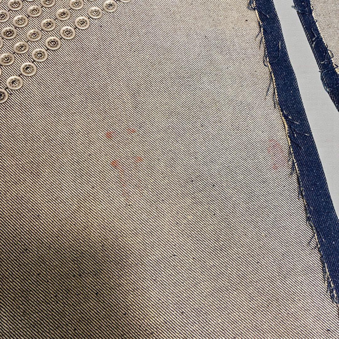 ヴィンテージ SANJEGO サンジェゴ スタッズ デニムバナー パネル 壁掛け