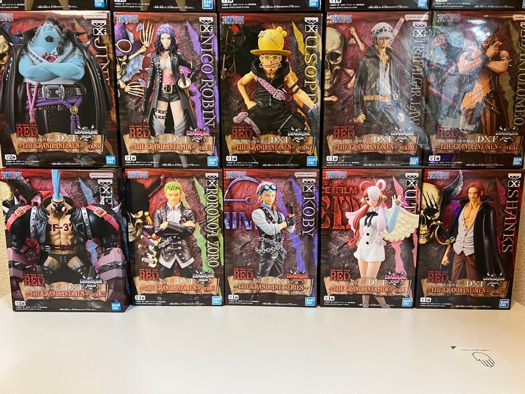 the grandline dxf one piece film red セット