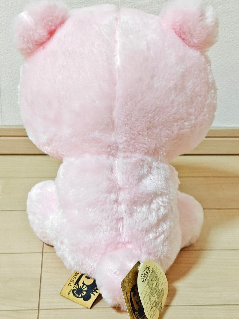 タグ付 いたずらぐまのグル〜ミ〜 ぬいぐるみ 4体セット ピンク チャックスGP