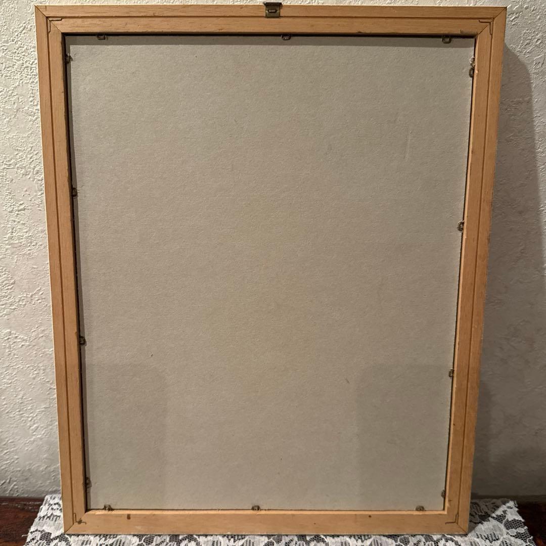 イタリア製アンティークボタニカル額絵