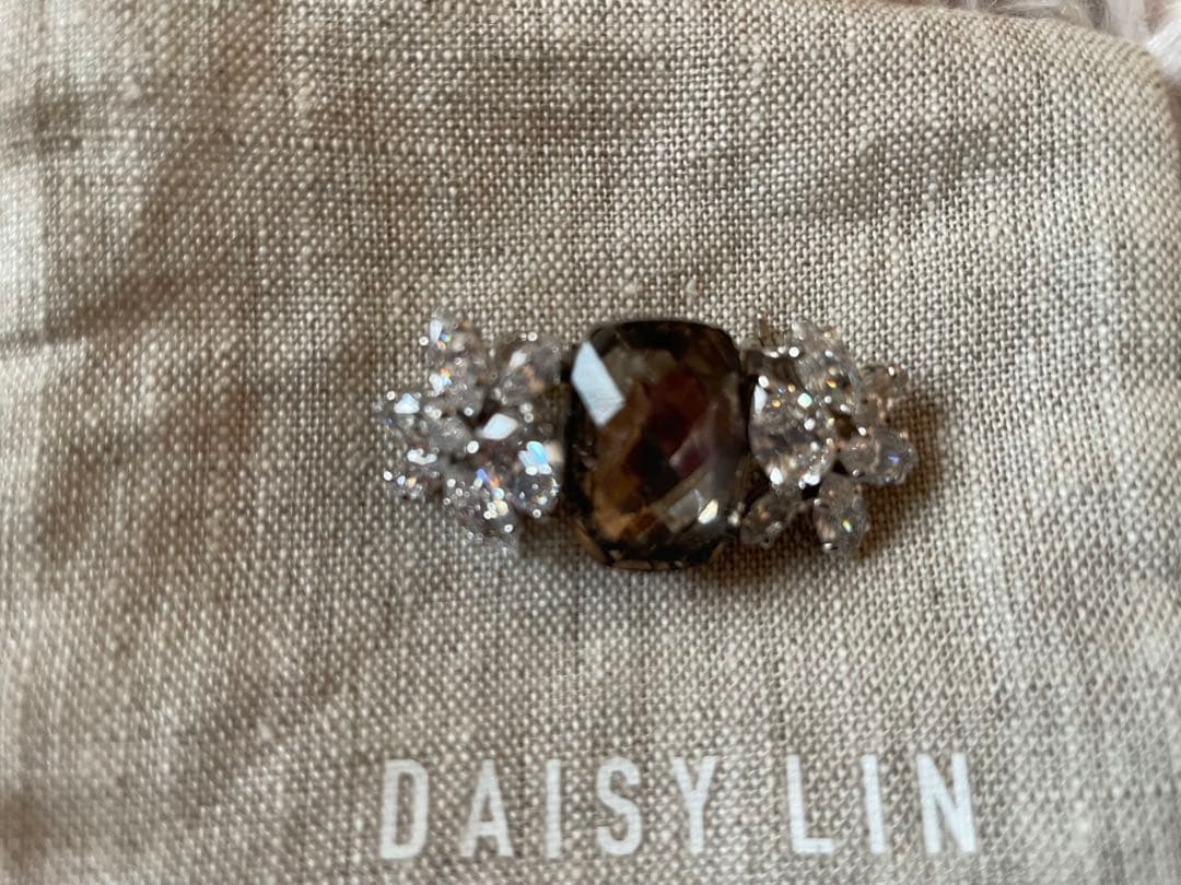 フォクシー　クリスタル　ブローチ ブローチストッパー付き　ワンピース