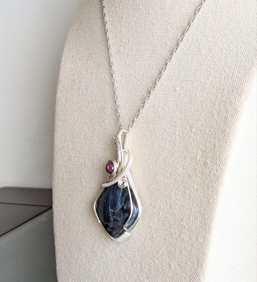 【専用】K14gfゴールデンルチルクォーツ❅ワイヤーアートペンダントトップ他1点