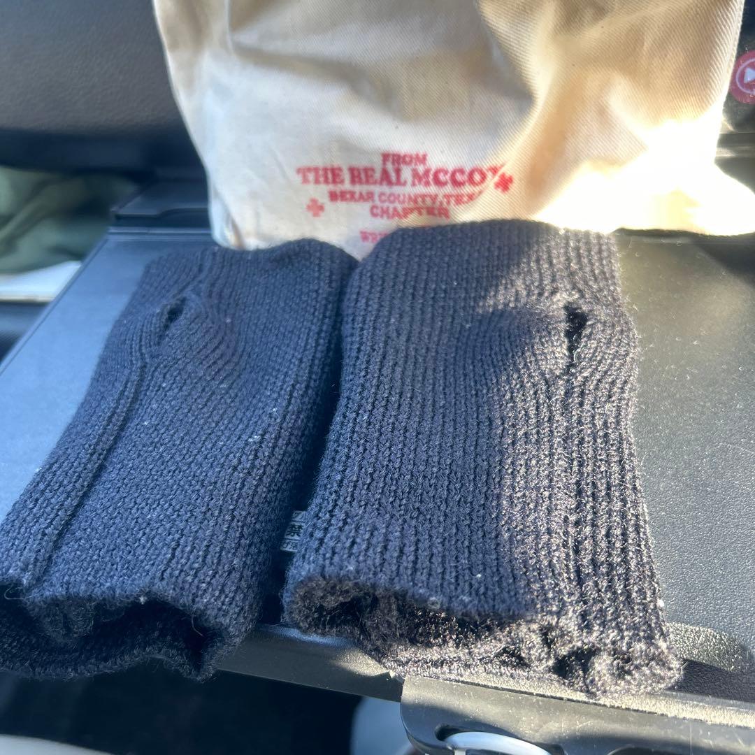 リアルマッコイズ THE REAL MCCOY'S ニット 手袋 グローブ 袋付