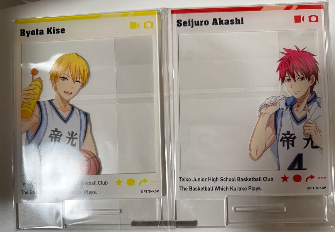 【希少品】黒子のバスケ 受注商品 キャラフレーム 帝光 黄瀬涼太 赤司征十郎