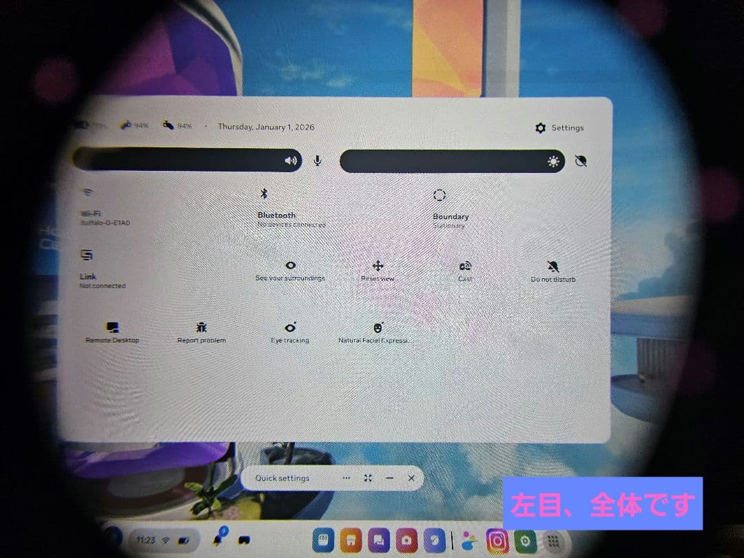 【少しワケアリ】 Quest Pro 256GB メタクエストプロ