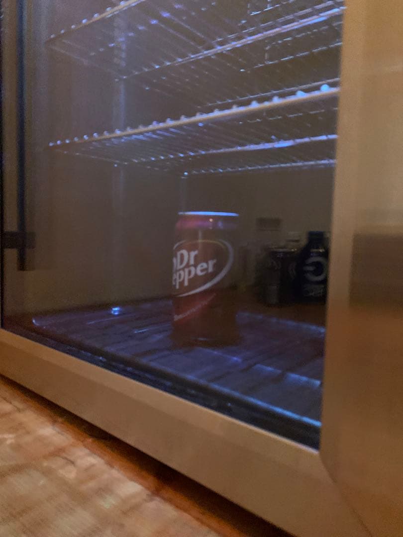 ミニ冷蔵 BARに最適！ガラス扉LED照明 大阪豊中市現地引渡